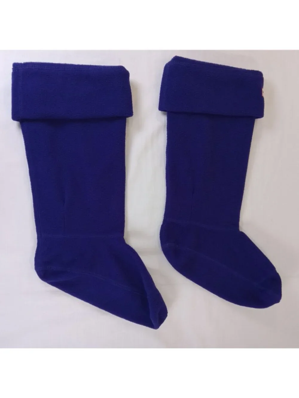 Hunter Women's MEDIUM 5-7 Fleece Welly Boot Socks Royal Blue Rain Boot Liners